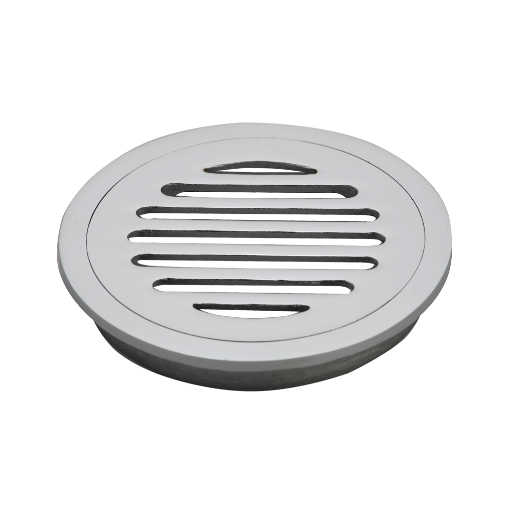 CHROMED BRASS VINYL FLOOR GRATE